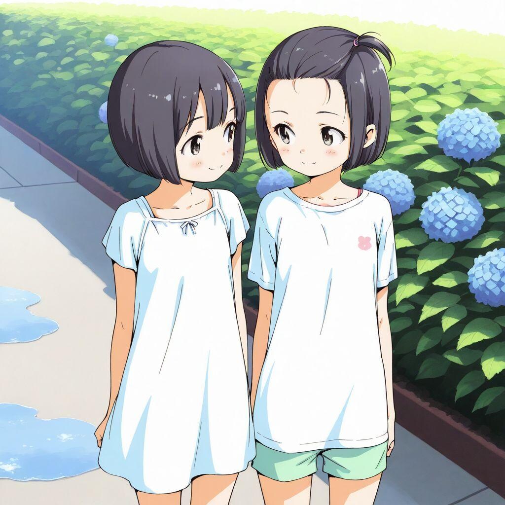 雨上がりの散歩道