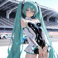 レースクイーンコスのミクさん♪ 12枚目