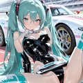 レースクイーンコスのミクさん♪ 7枚目