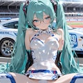 レースクイーンコスのミクさん♪ 11枚目