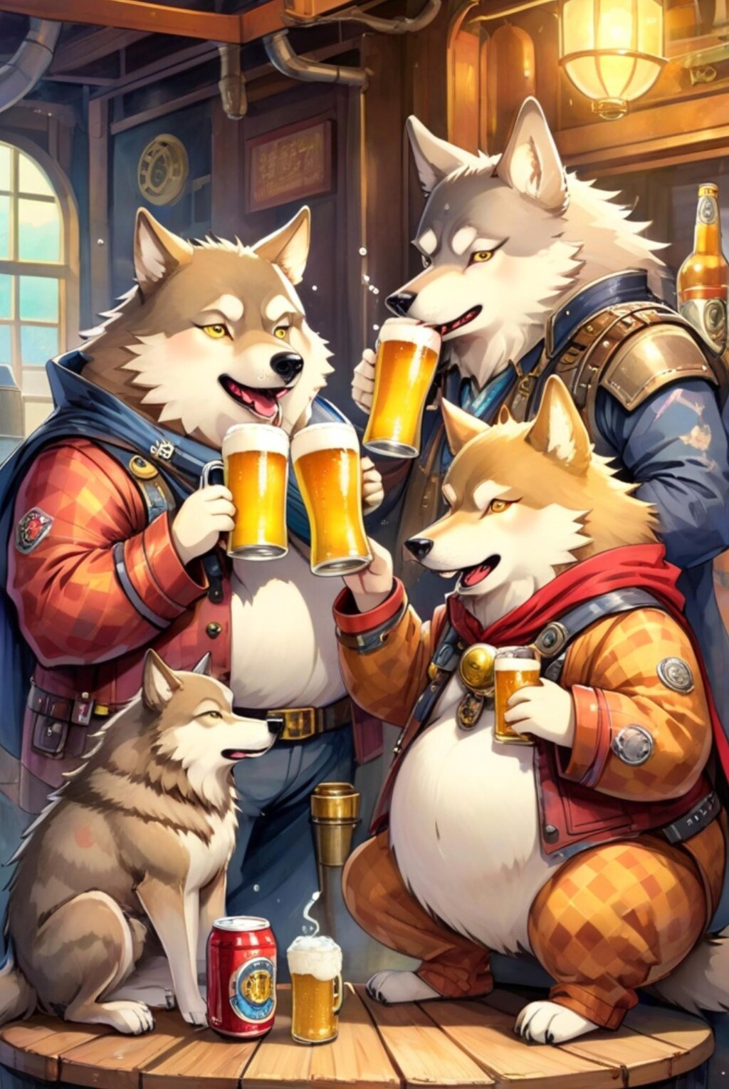 🍺と太ったオオカミ