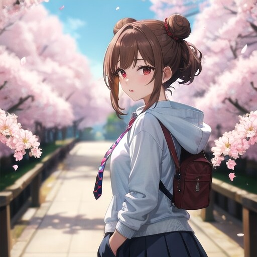 制服＋パーカー＝叡智 | の人気AIイラスト・グラビア