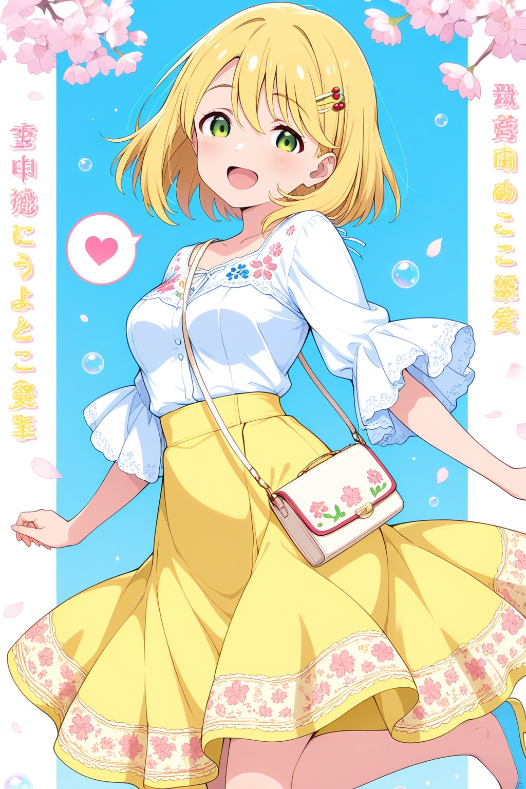 春のデートコーデ特集に出た千鶴ちゃん