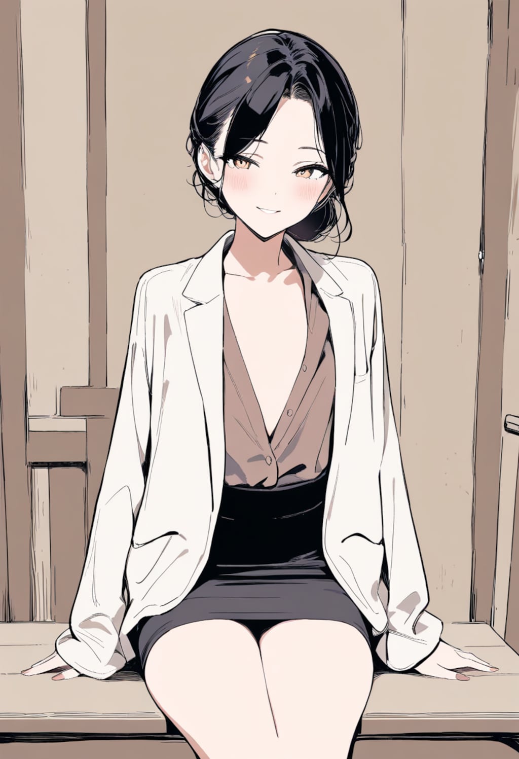 フラットカラー