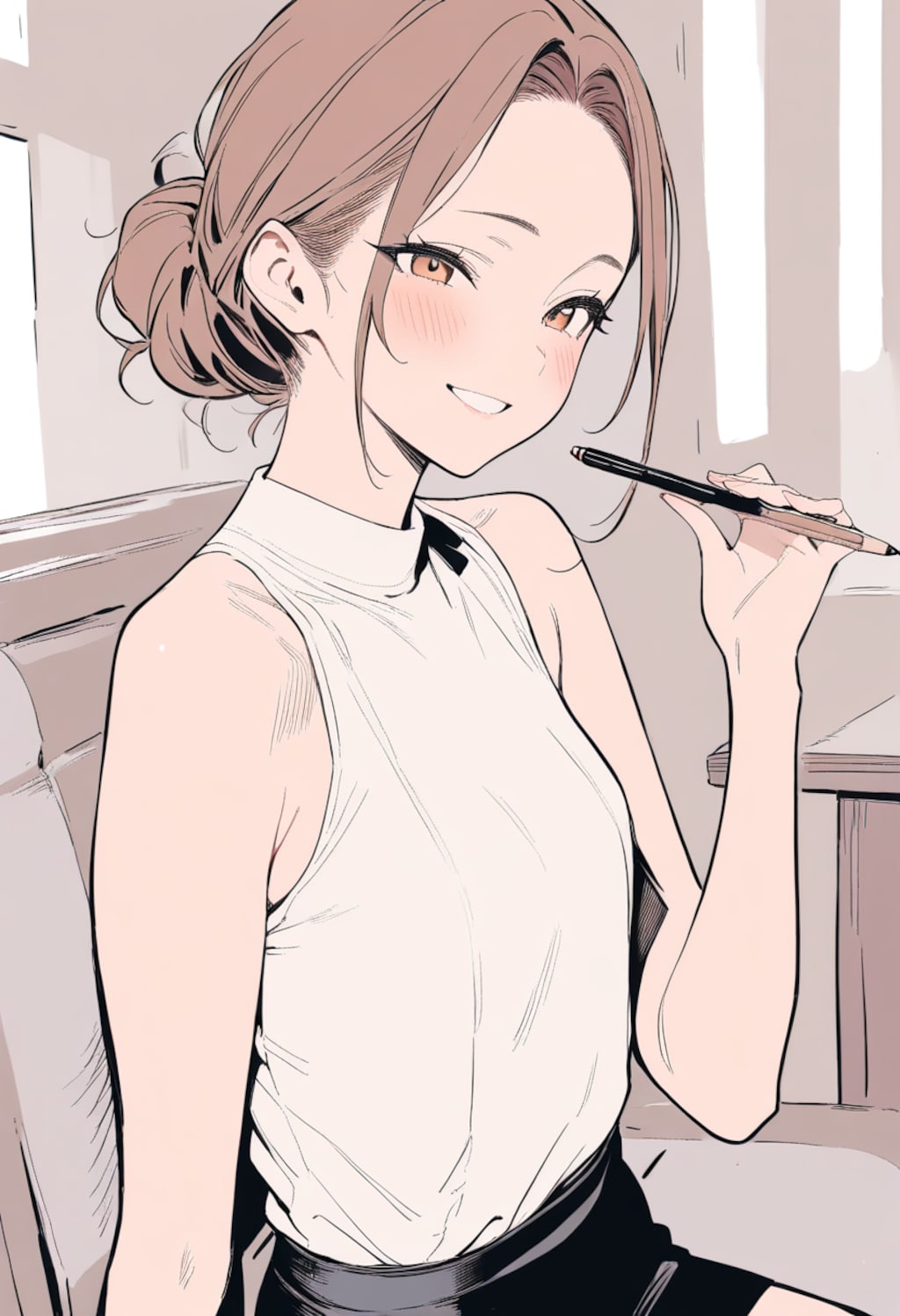 フラットカラー