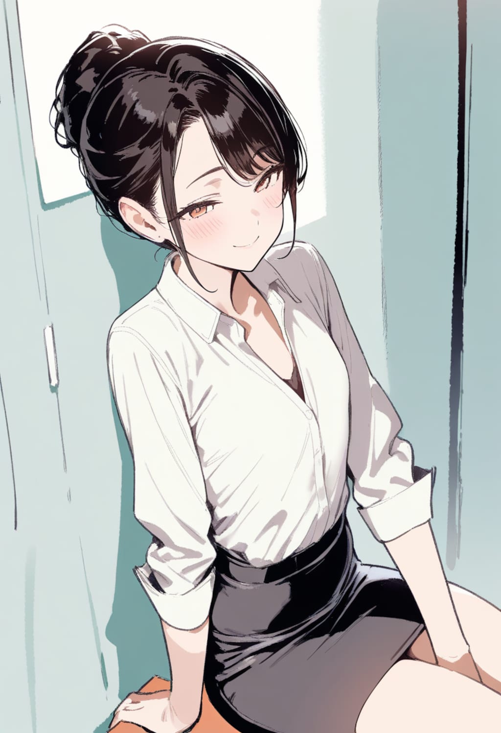 フラットカラー