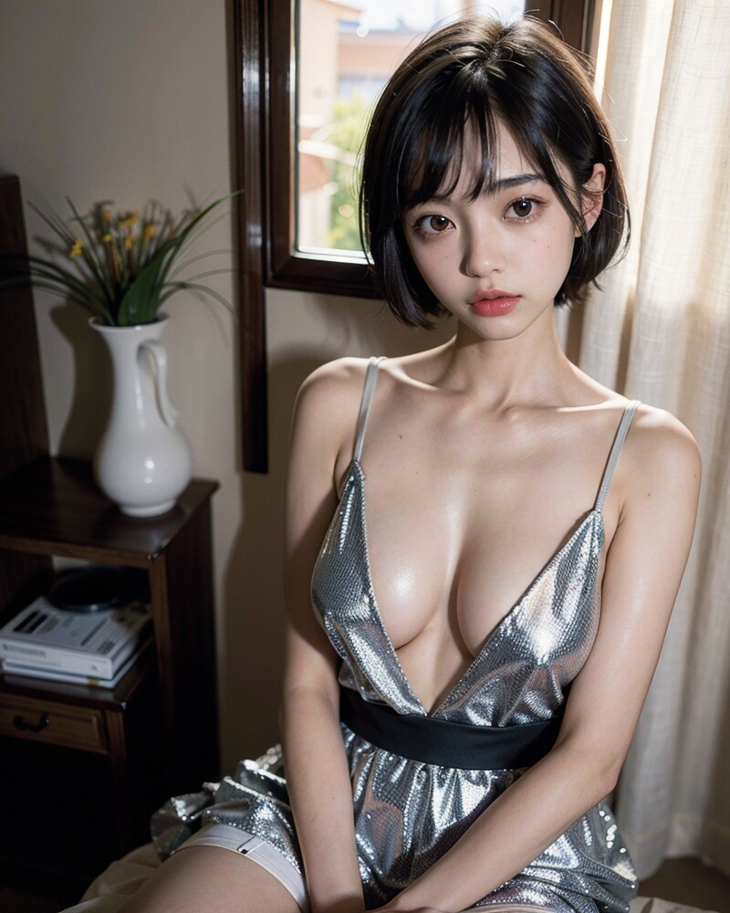 ショートカット女子