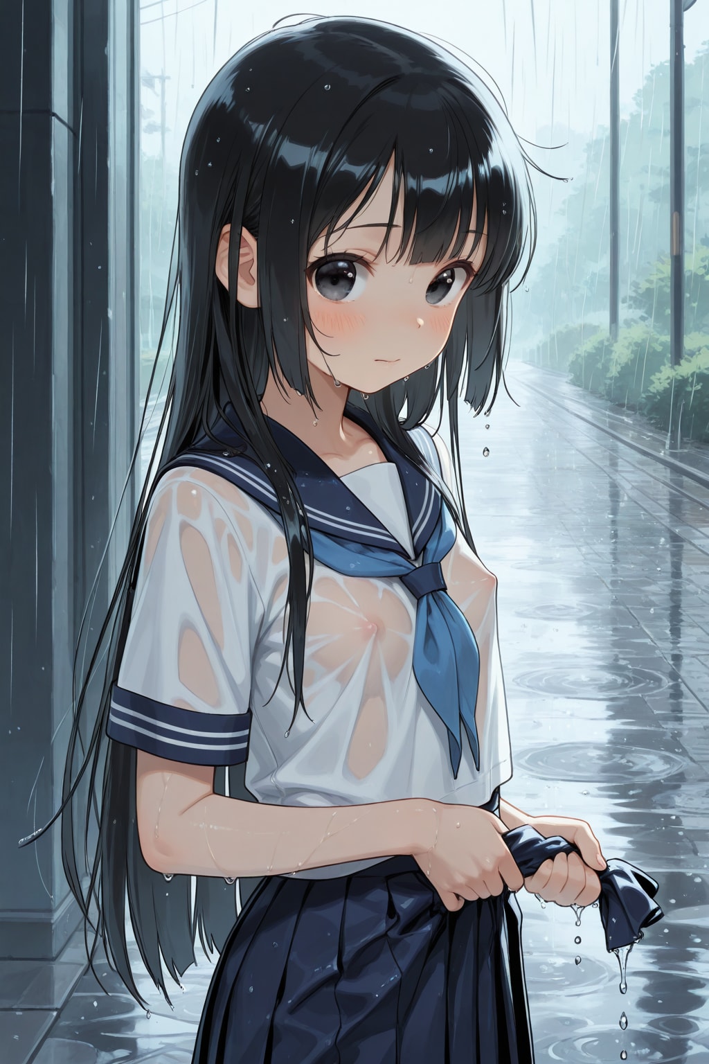 突然の大雨