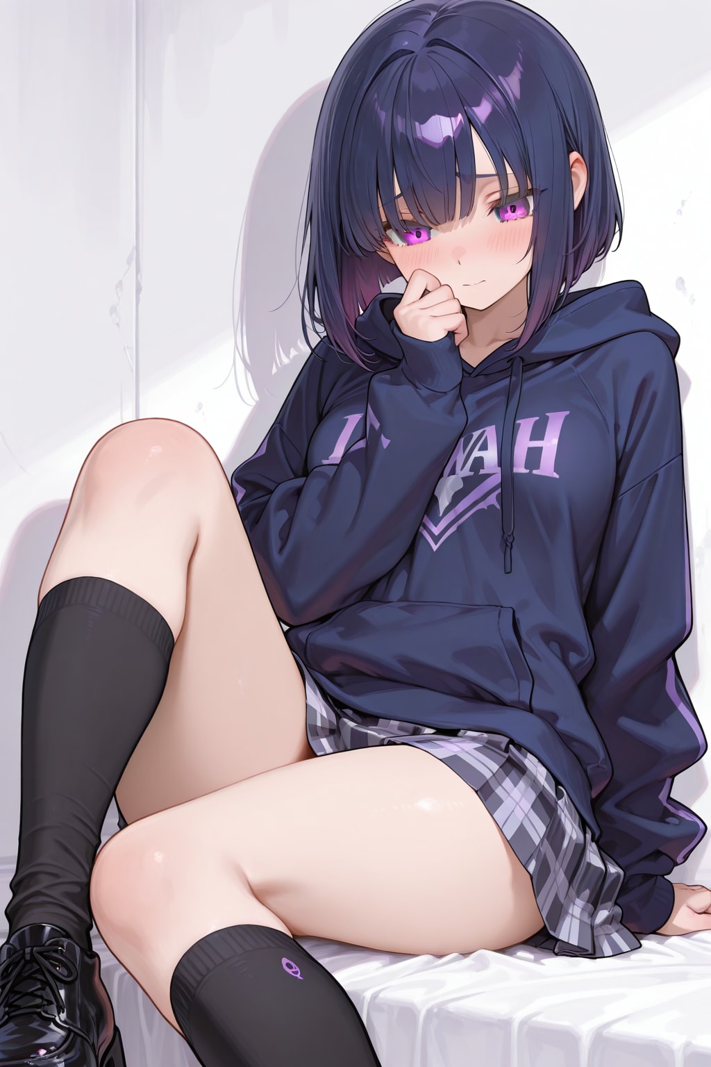 紫色が似合う女の子23