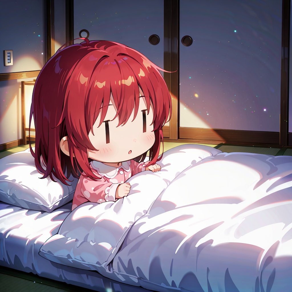 起き抜けのジト目先生 Z315