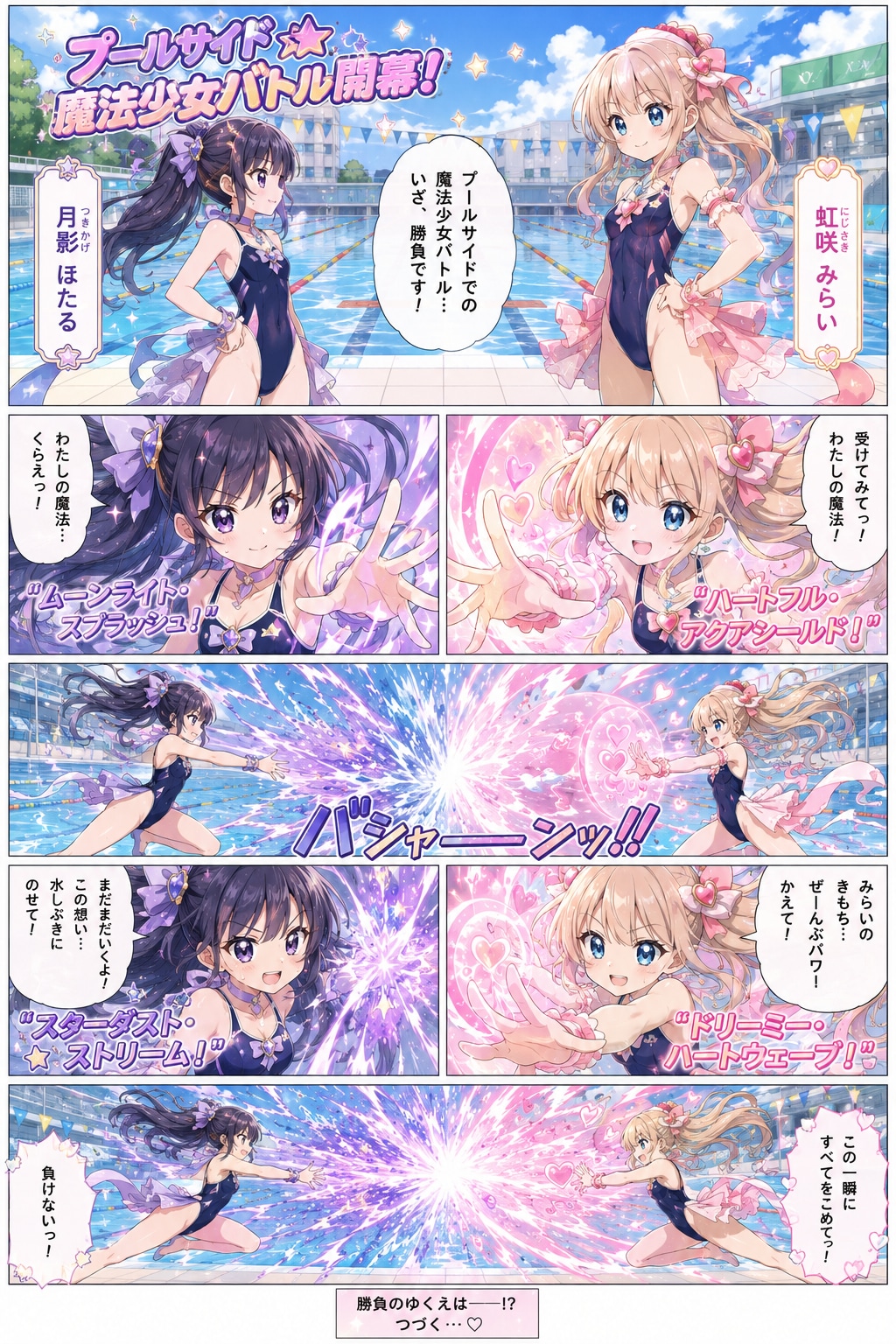 プールサイド魔法少女