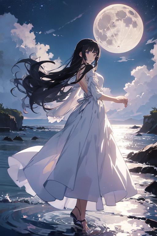 月夜のお散歩