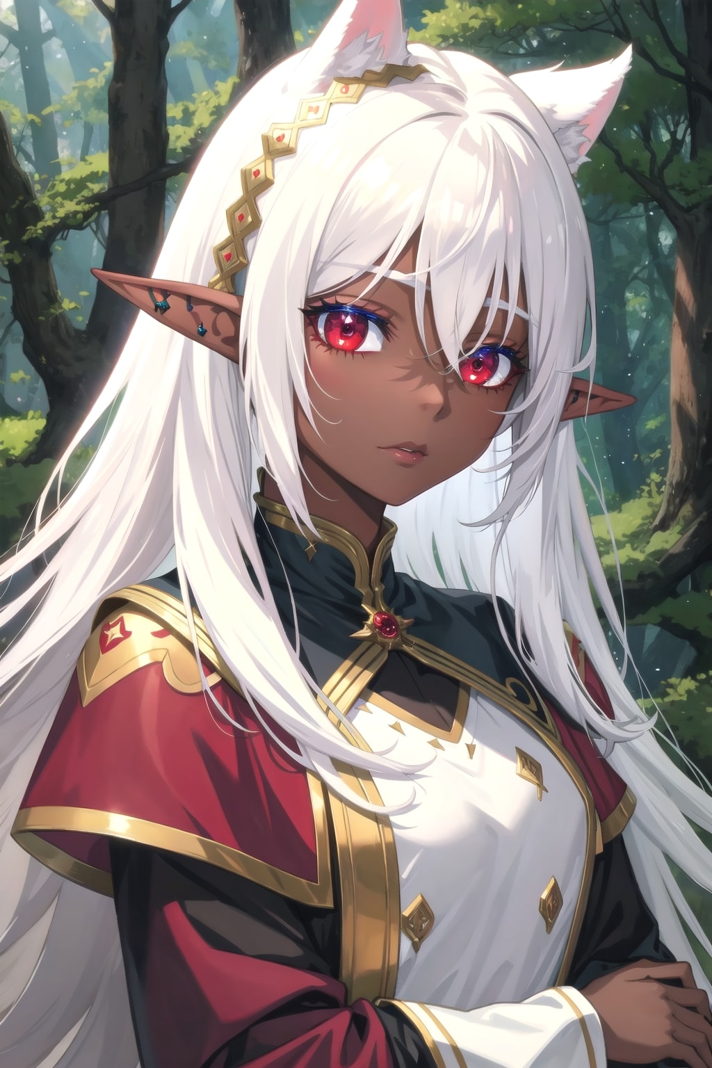 美少女ダークエルフ | の人気AIイラスト・グラビア