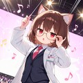 ジト目ネコミミ眼鏡博士 4枚目
