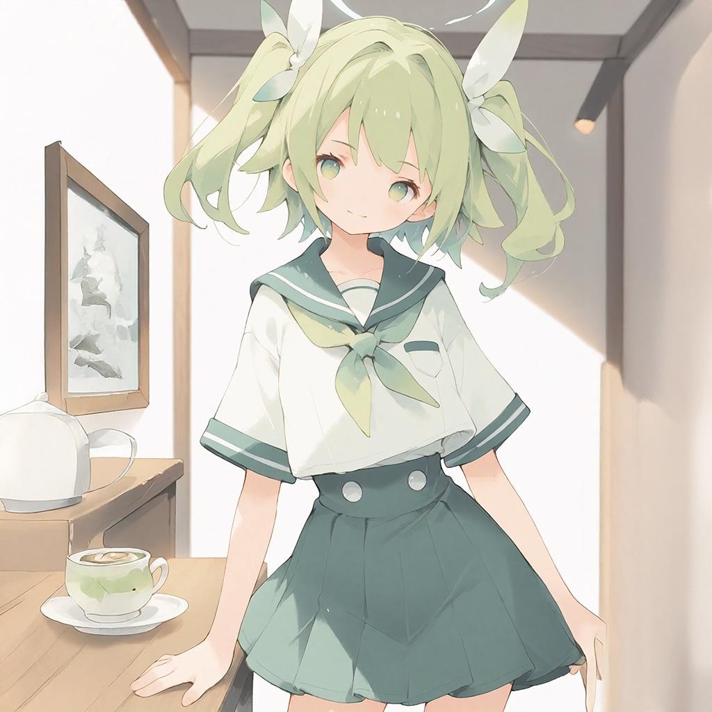 抹茶パステルJK