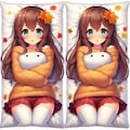 抱き枕‐髪の毛モフモフ秋服ガール 2枚目