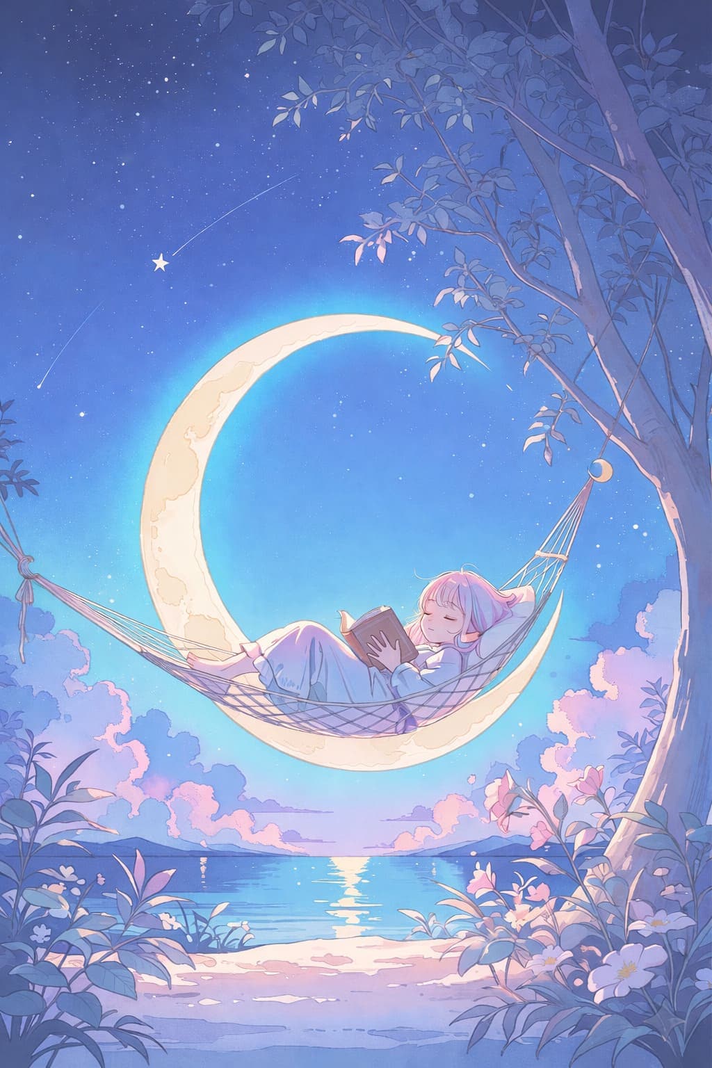 月に揺られて