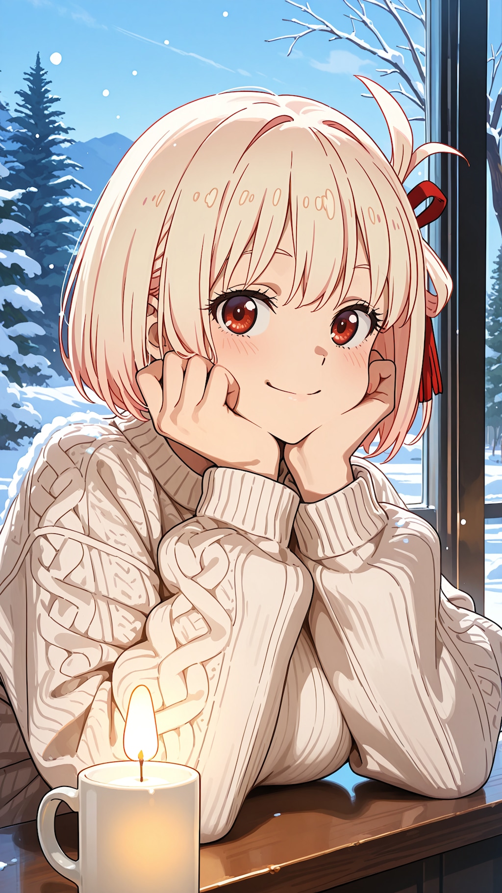 窓辺のスノードーム