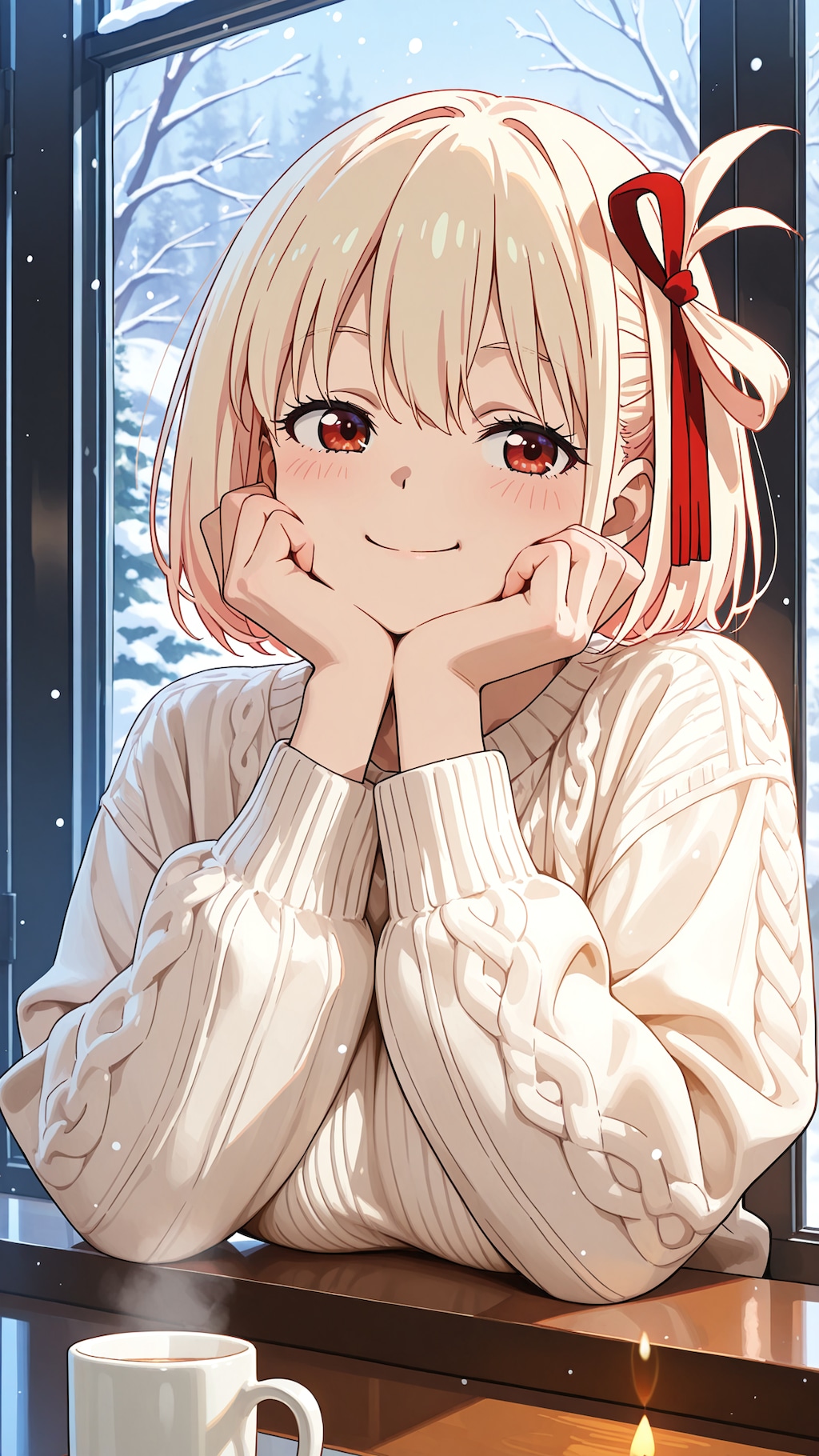 窓辺のスノードーム