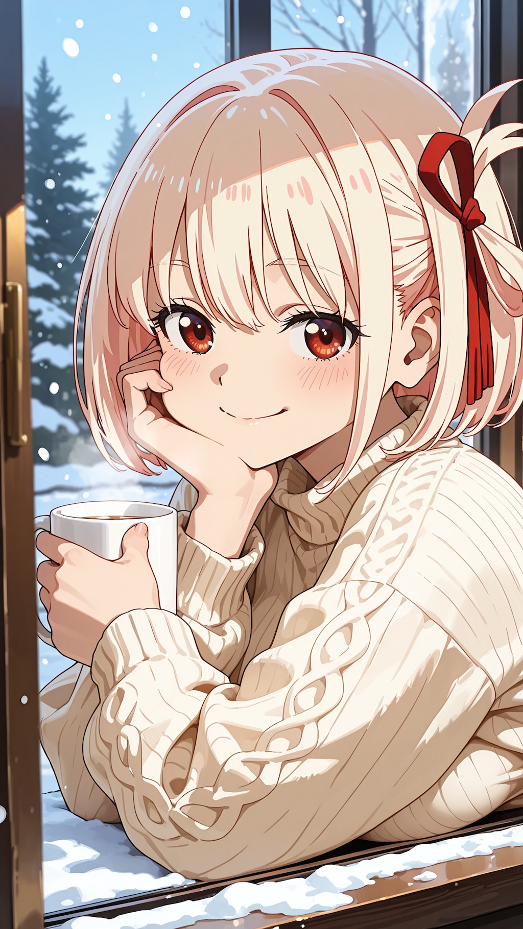 窓辺のスノードーム