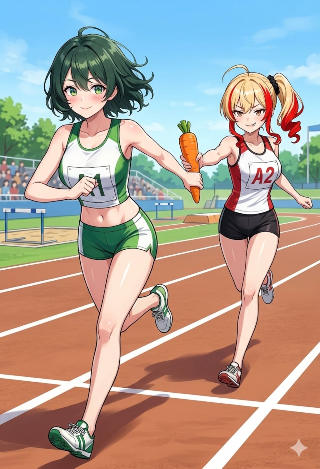 芽生ちゃんにバトンタッチ