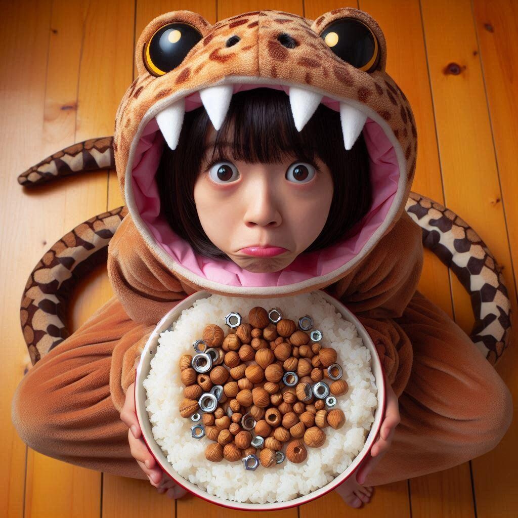 ナットかけご飯