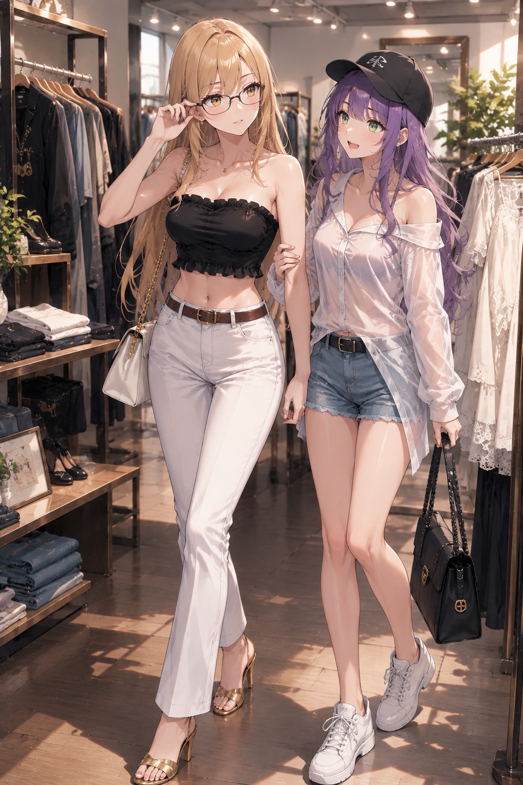 かえでさんとLILACちゃんのサマーショッピング