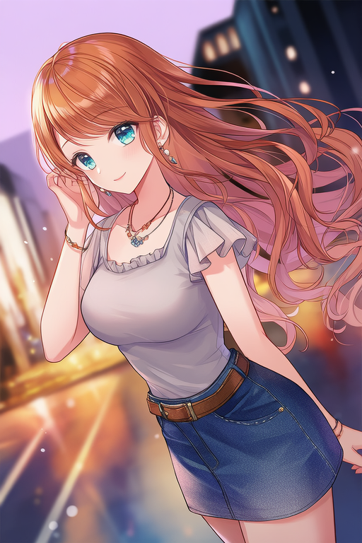 夏に街中で見かけそうな娘が彼女だったら