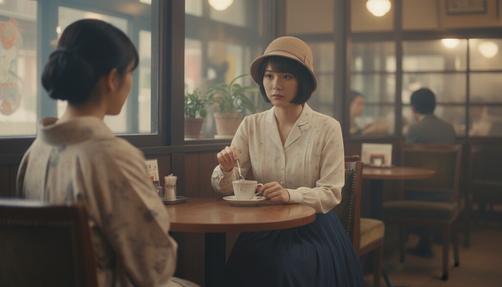 昭和レトロな４人