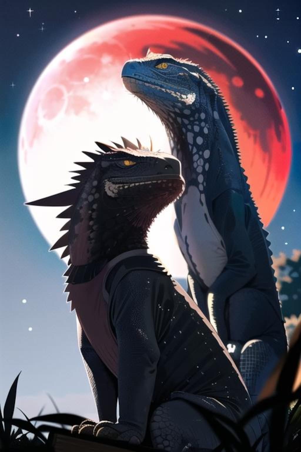 イグアナ（皆既月食）