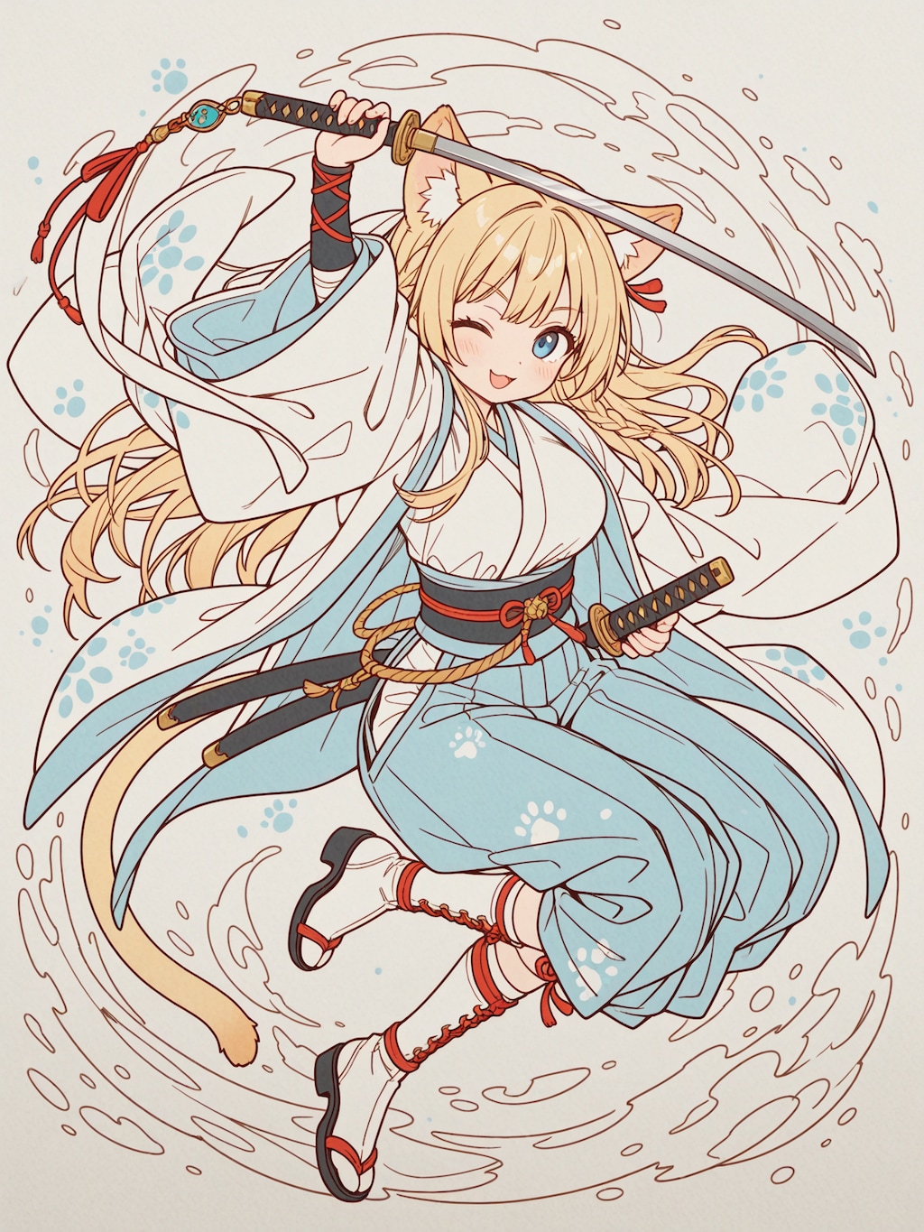 にゃん刀流、推参🐾