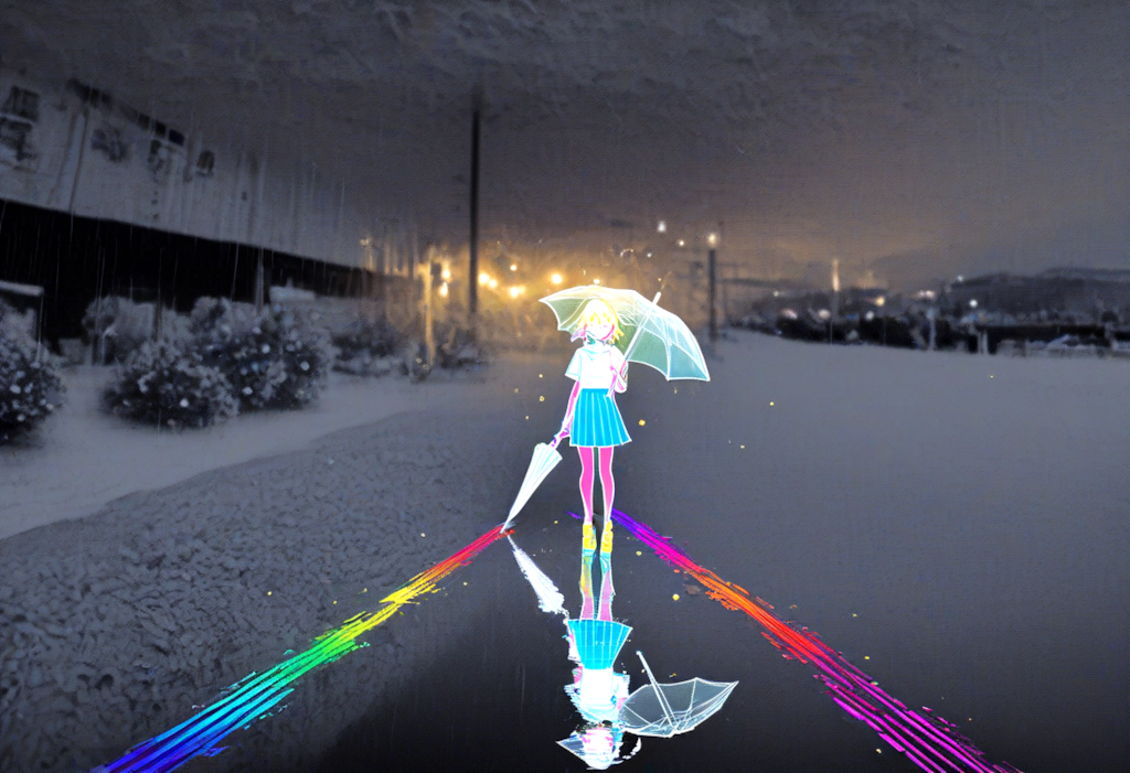Walk in the rain, in the rain, in the rain  I walk in the rain, in the rain
