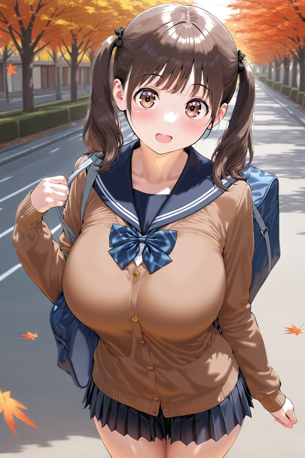 セーラー服の女子高生