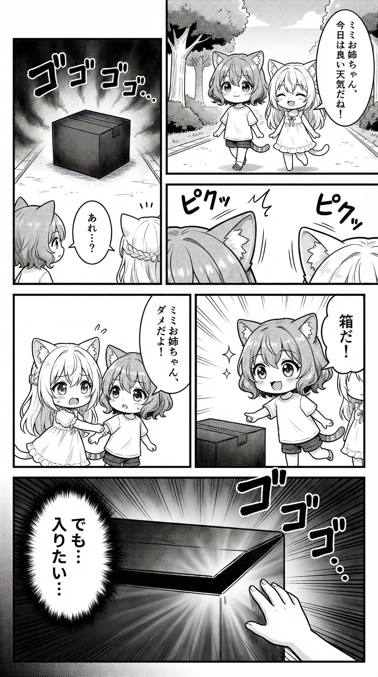 猫耳娘は箱が気になる | の人気AIイラスト・グラビア