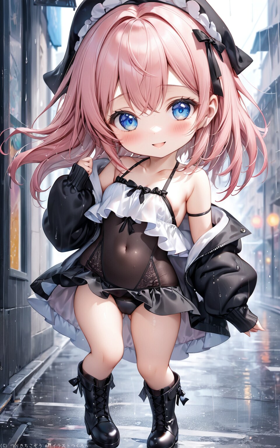 このカッコ、恥ずかしいね(//∇//)