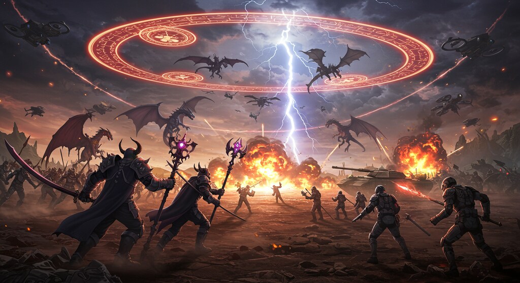 魔王軍VS護衛部隊攻防戦