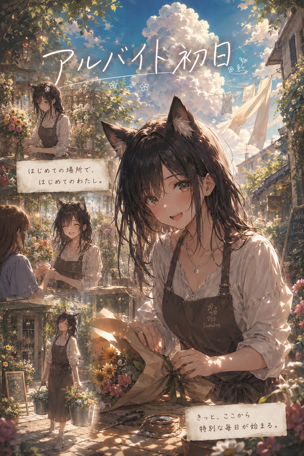アルバイト初日