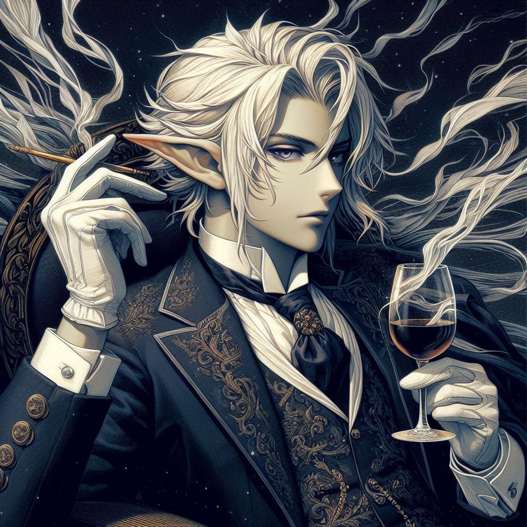 スーツエルフ男子