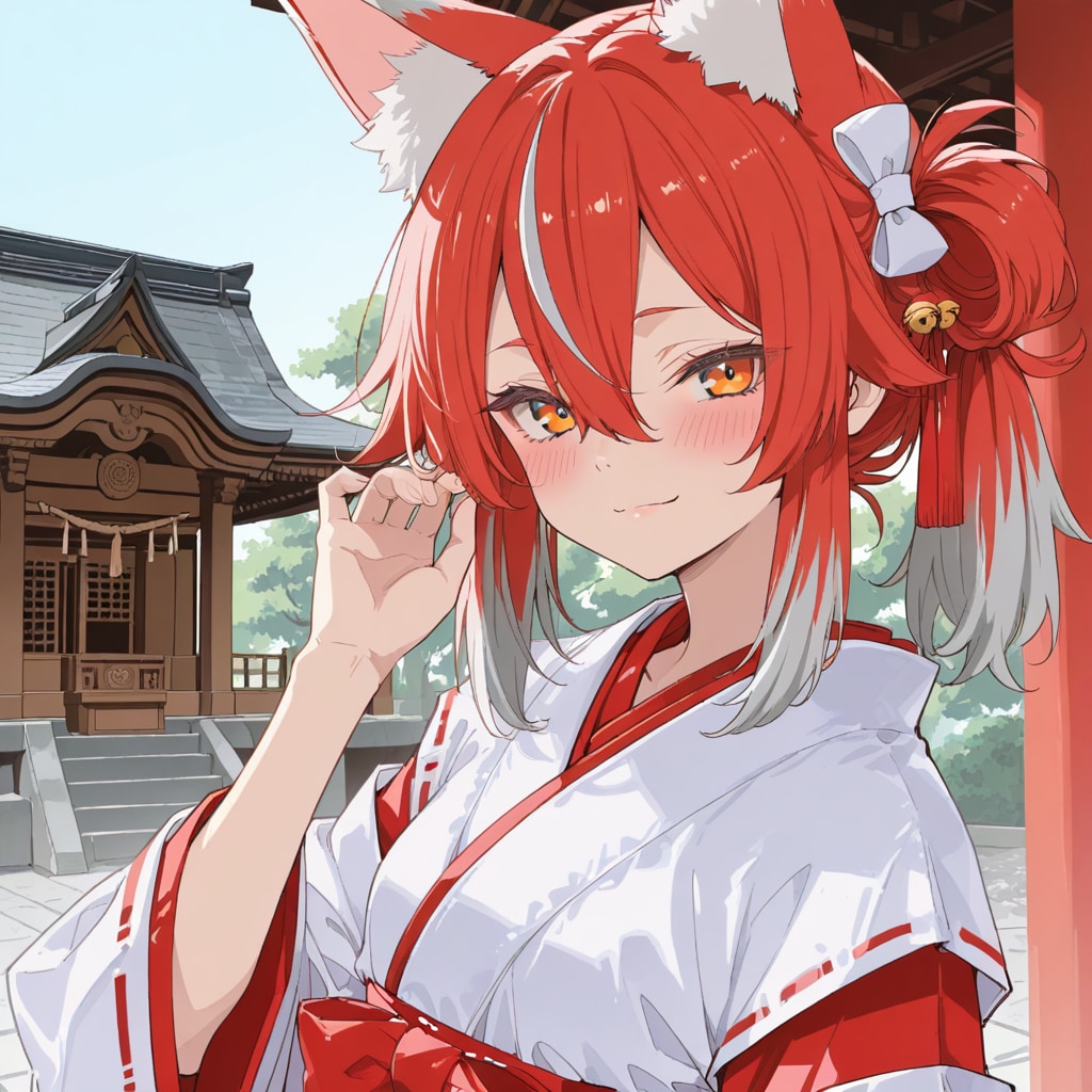 お稲荷さんの赤狐姉さん