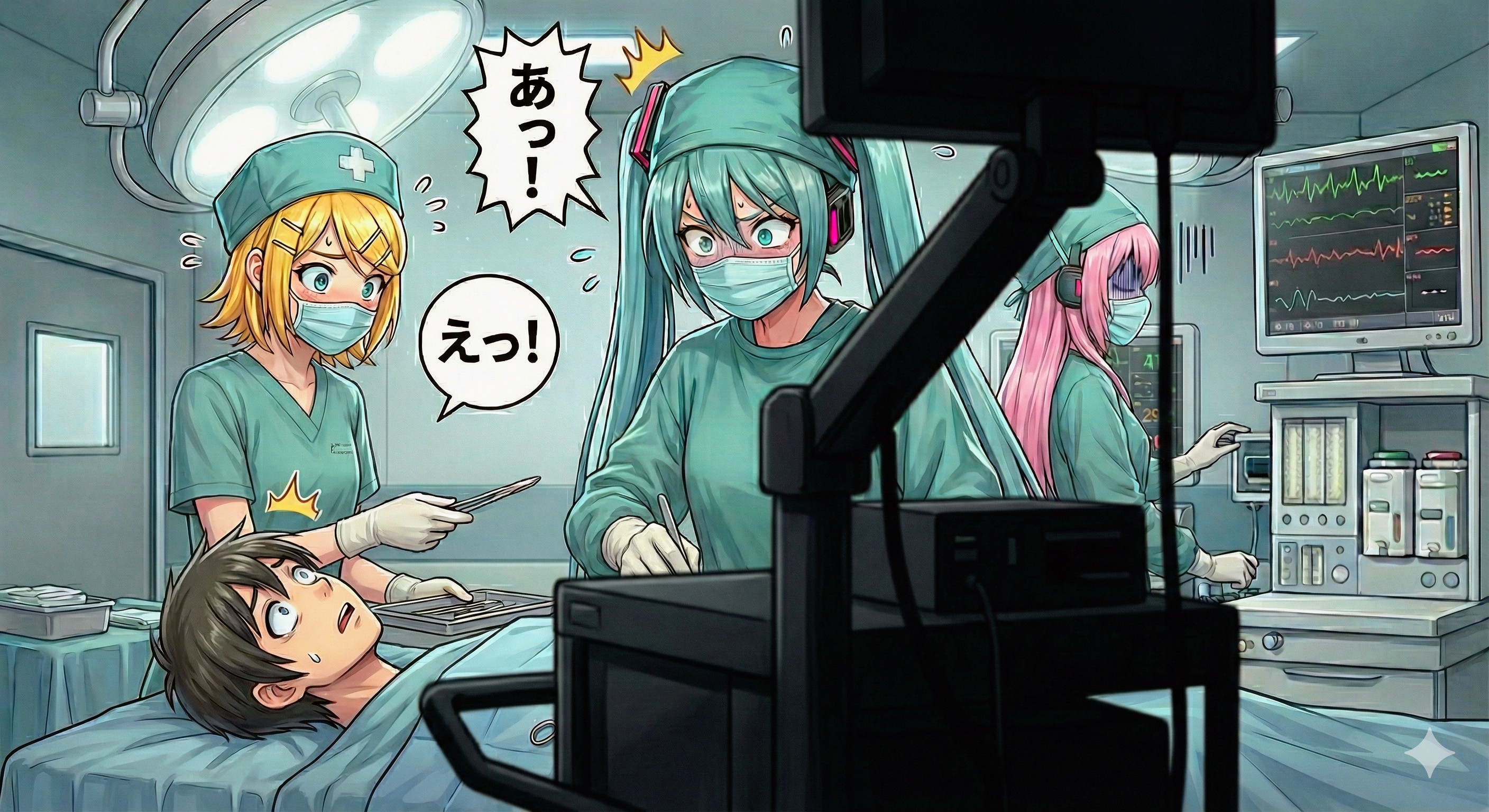 外科医ミクさん２😏 | の人気AIイラスト・グラビア