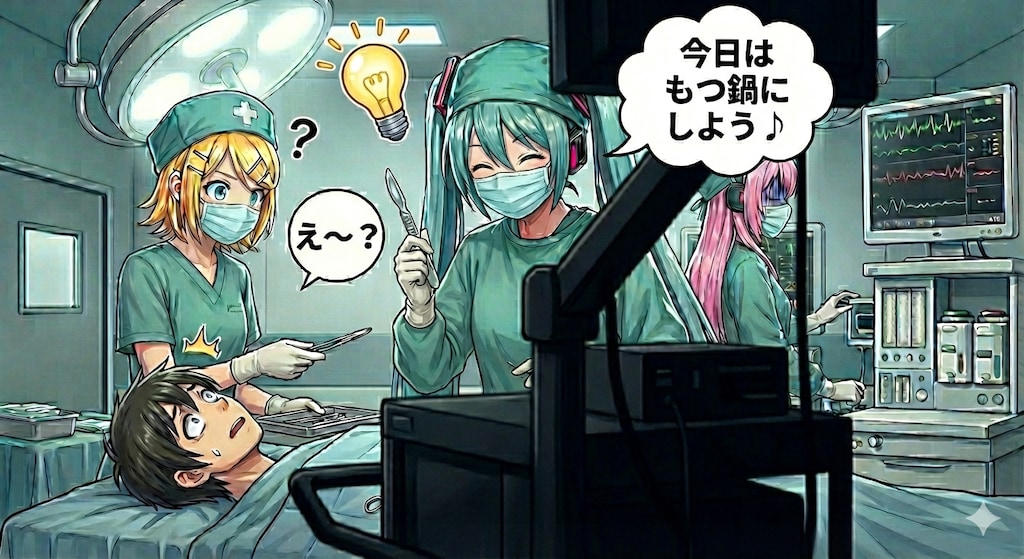 外科医ミクさん２😏