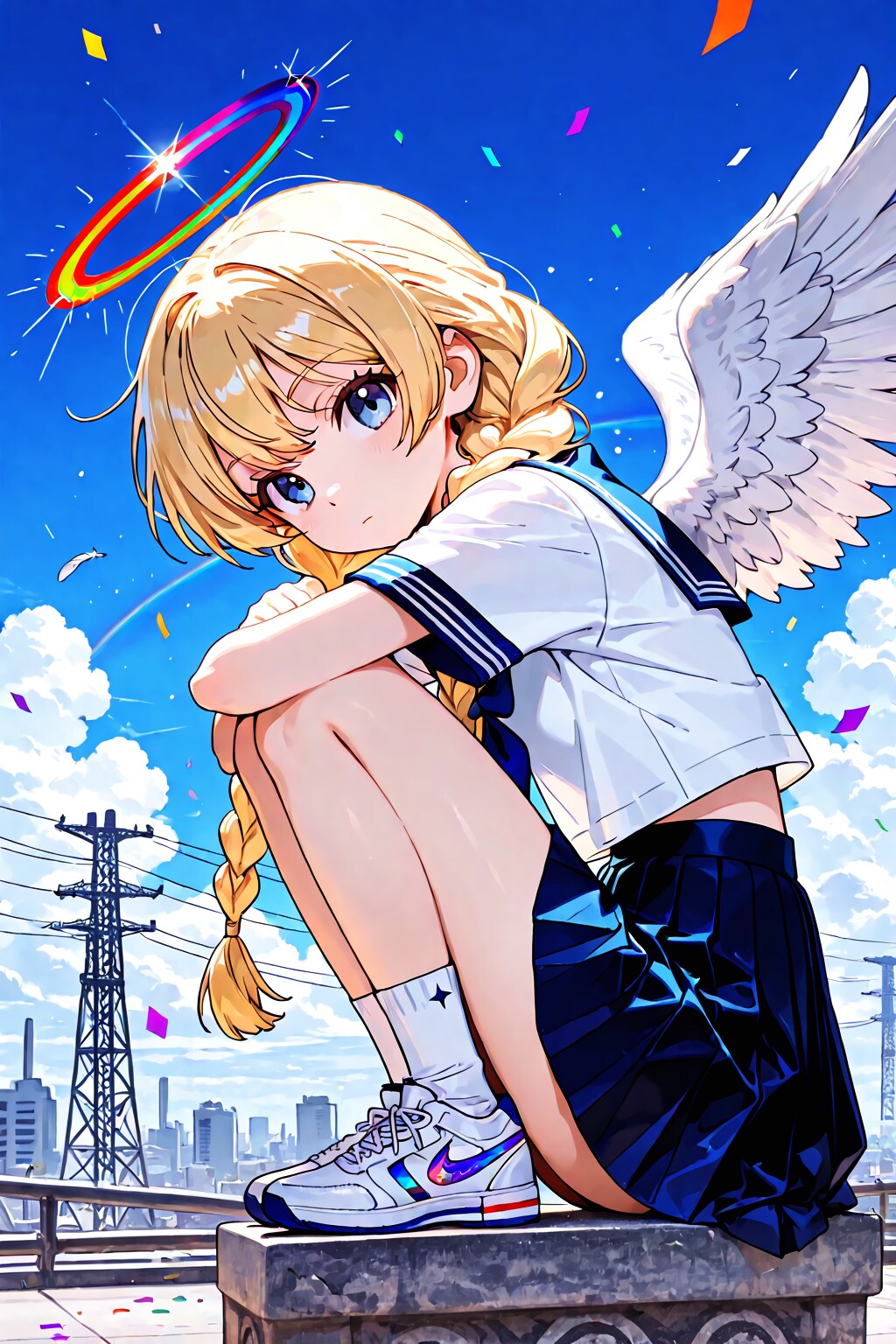 不審な天使のパトロール