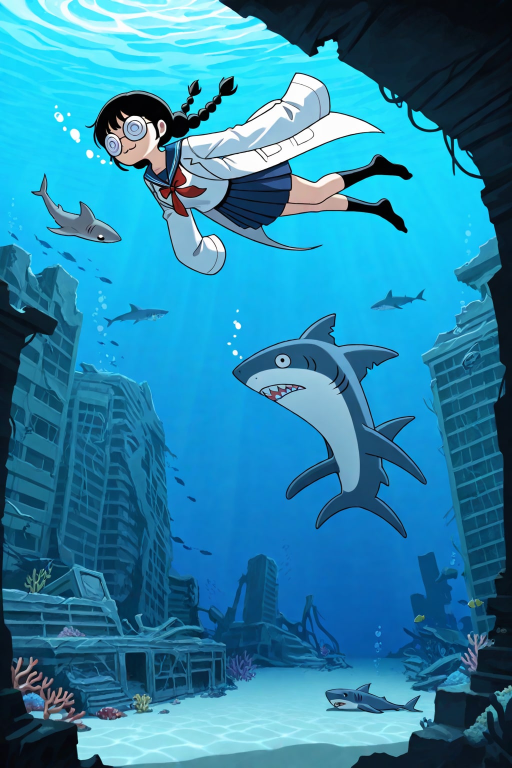 泳ぎますぞ〜