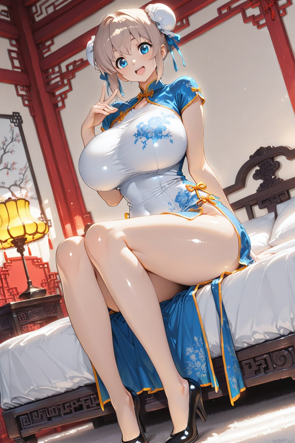 チャイナドレスWHOLEちゃん