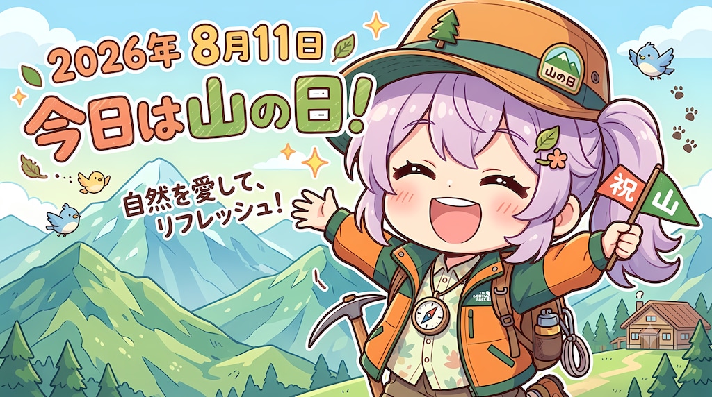 今日は何の日？（20260811固定イベ＋チビお姉単）の生成（ＡI推論不使用）