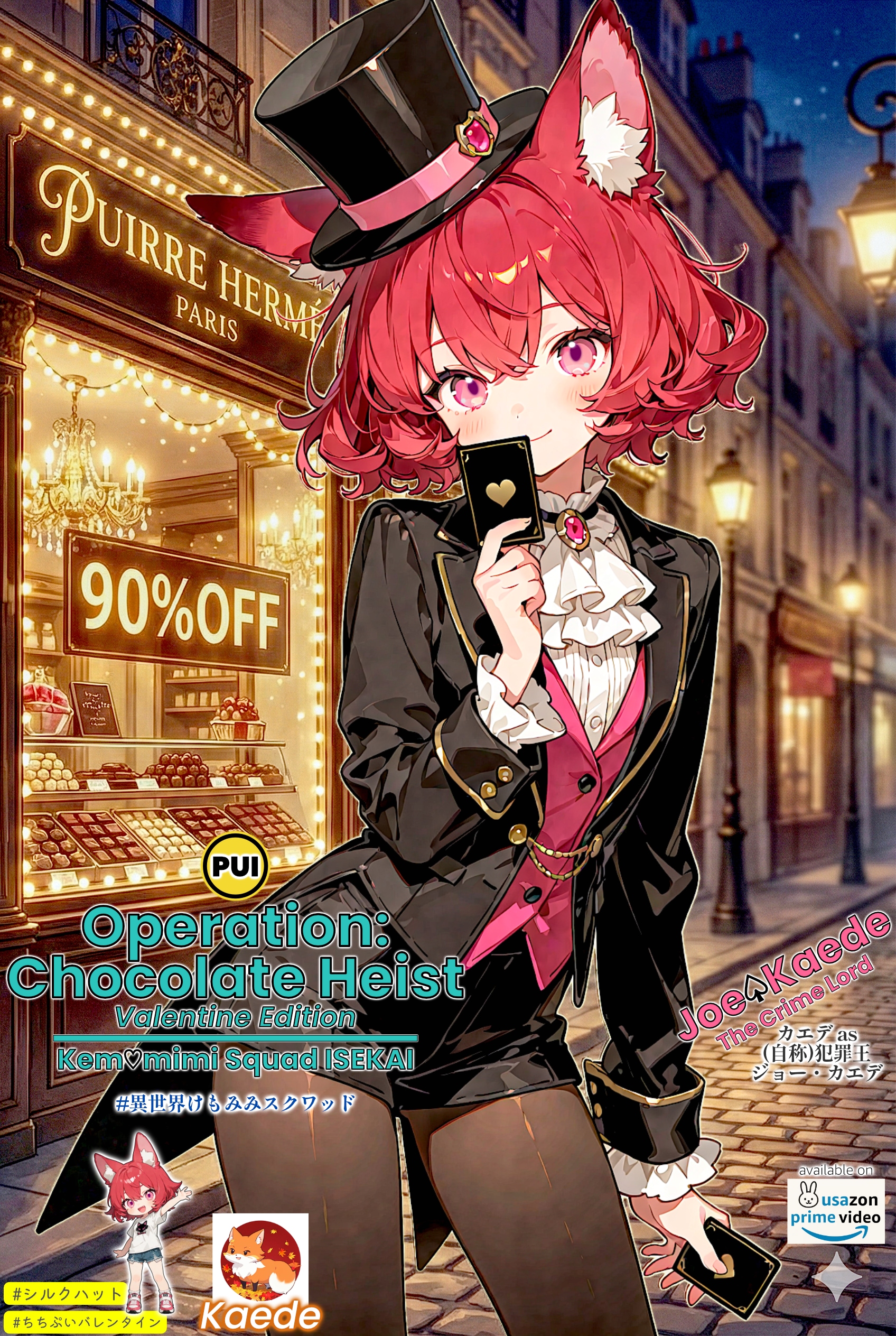 高級チョコ強奪作戦【異世界けもみみスクワッド】 | の人気AIイラスト・グラビア