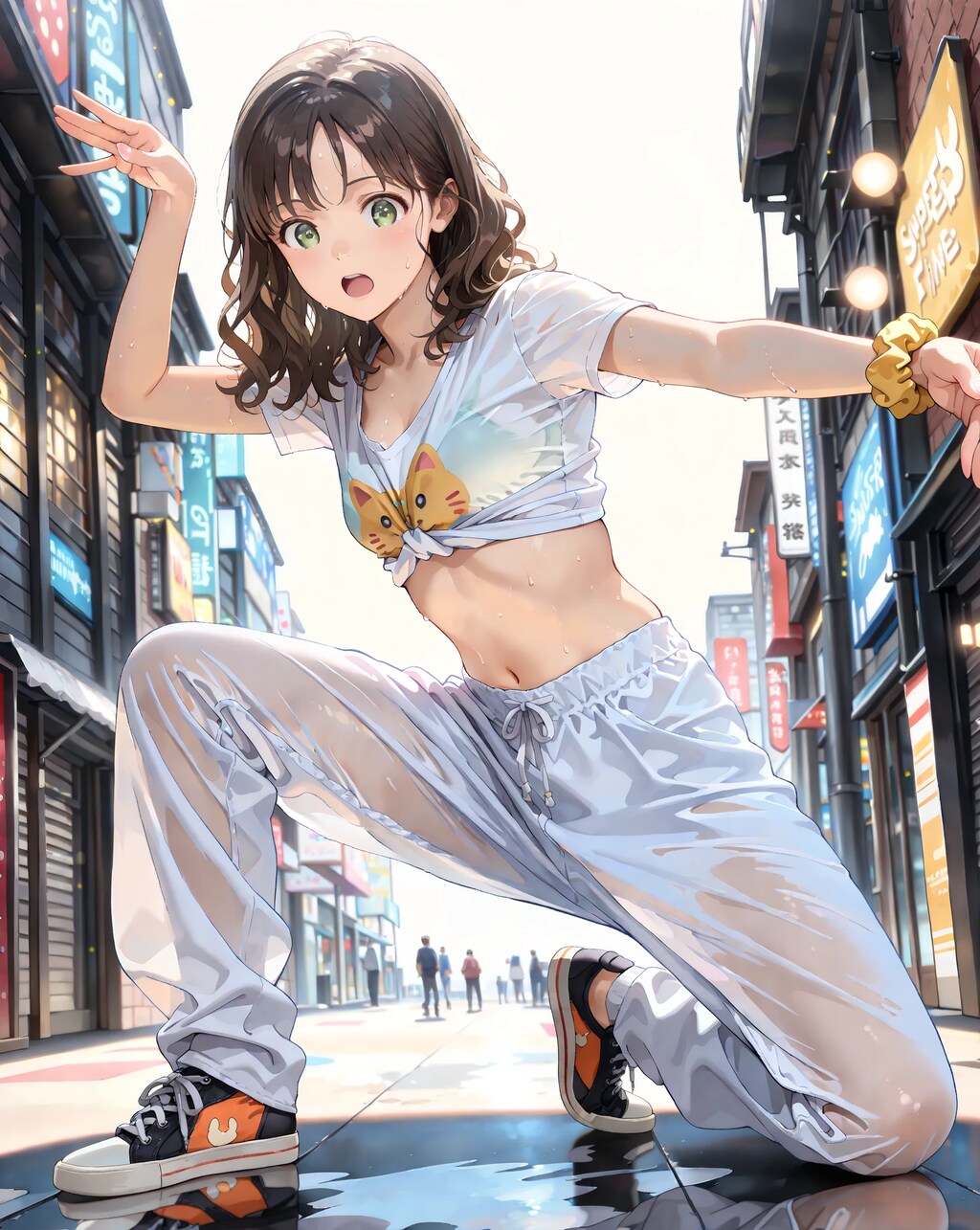 帆花ちゃん、大会に出るべく、猛練習！