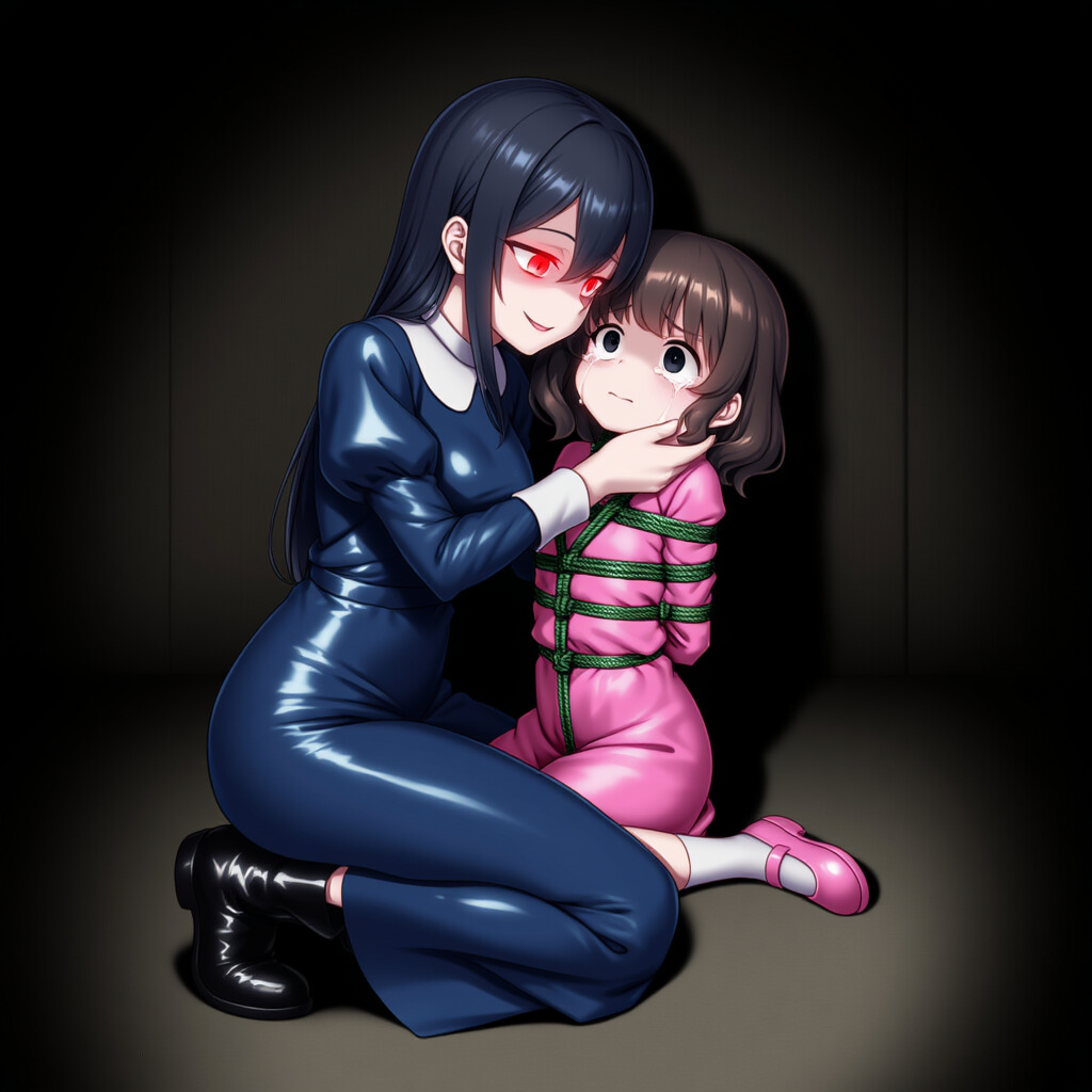 悪しき女魔術師の手に堕ちていく少女達