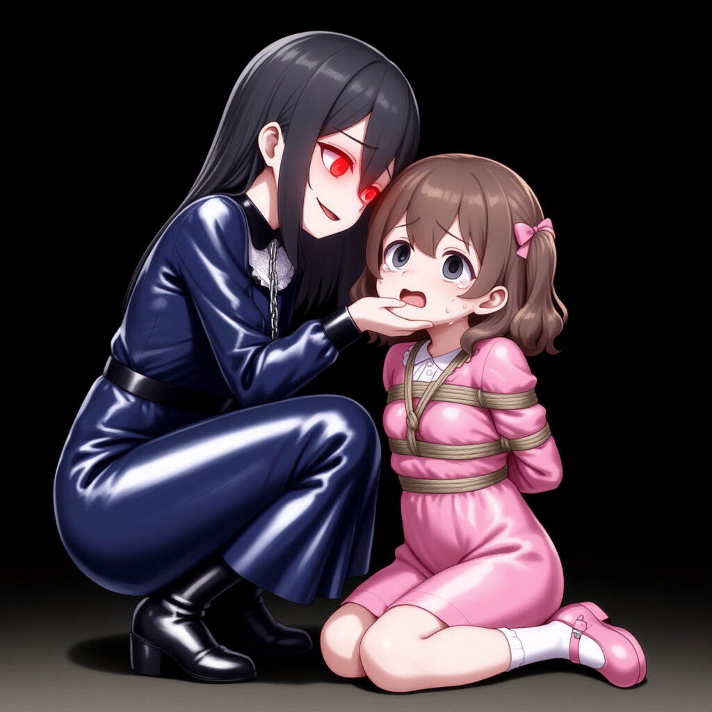 悪しき女魔術師の手に堕ちていく少女達