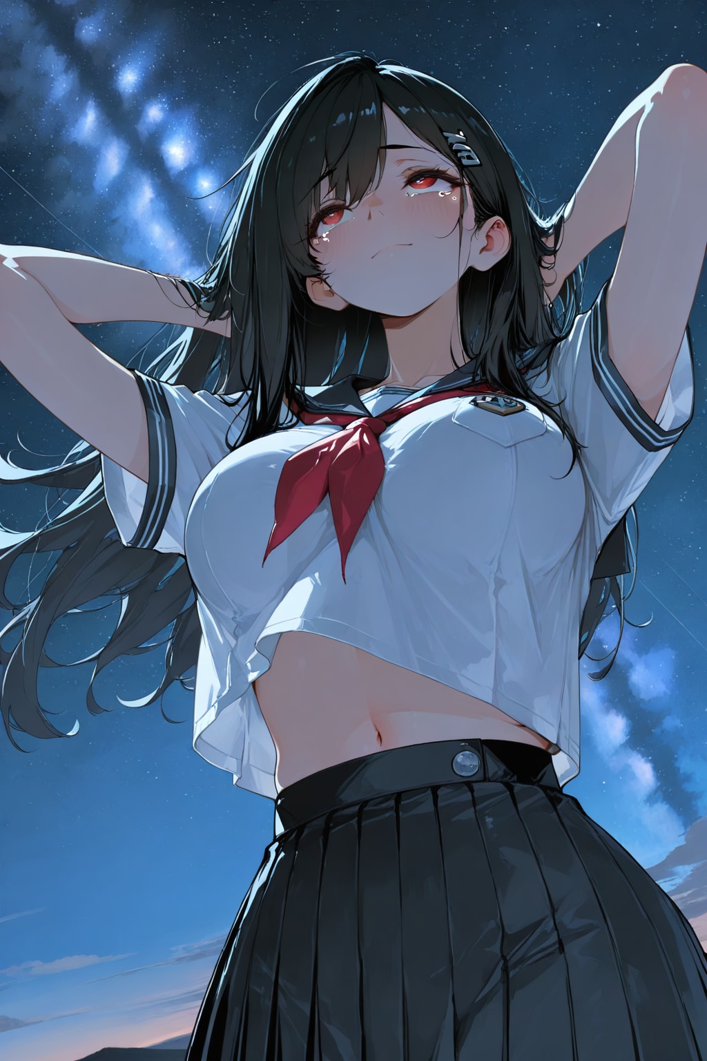 リゾート地の星空